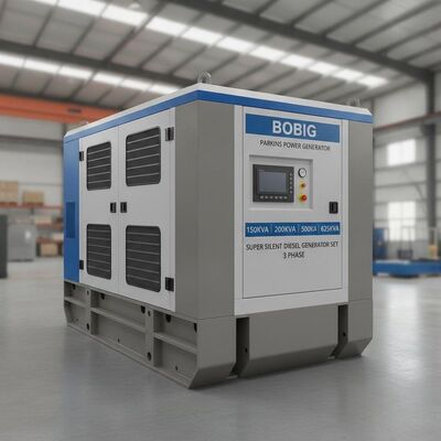 مجموعه دیزل ژنراتور سوپر سایلنت دیزل ژنراتور Bobig 150kva 200kva 300kva 500kva 625kva UK for Parkins Power Generator 3 Phase